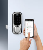 Yale 001touch Plus Keypad With 001 Latch And Yale Network L-Module Chrome Plate