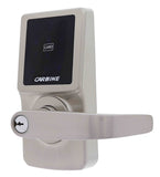 Carbine CEL-3in1 Electronic Leverset, Less batteries, Satin Nickel