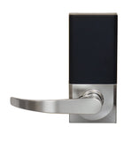 Carbine CEL2-3in1 Standalone fire door Electronic Leverset, Satin Nickel- SKU DAVCEL2-3IN1-SL8SN-FR