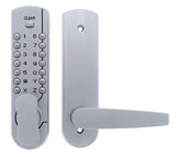 Carbine CDL7000 Heavy duty Knob with lever digital, 70mm backset, Satin Chrome