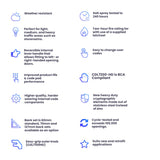 Carbine Heavy Duty Digital Door Lock Leverset Satin Chrome Cdl7100-Hd