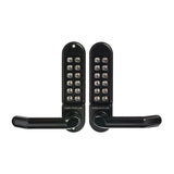 Borg Digital Door Lock Lever Marine Grade Pro Back To Back Black Bl5051mgpro