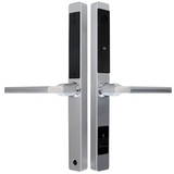 McGrath A231 Slimline Digital lock, Lever Handle, Silver Euro Style 28mm Backset Mortice Lock
