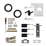 McGrath Ascot Digital Lock, Double Sided to suit Gate Installation, IP66 rating, Black,60mm Backset Tubular Latch