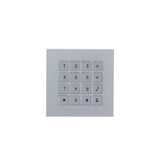 Keypad with numbers and symbols on a white background