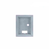 Gray wall plate with a single socket on a white background, featuring the Prime Smart Digital logo.