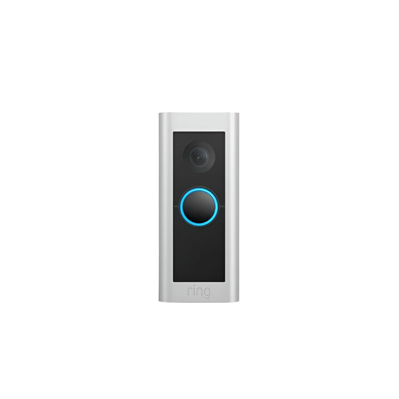 Ring video doorbell on a white background