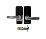 McGrath Albion Digital Lock, Satin Nickel Finish with 60/70mm Adjustable Backset Tubular Latch