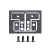 Keyfocus Electric Strike Fixing Tab, Adjustable ,Offset