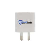 McGrath Locks Wall Adaptor, 240v With 2 USB Ports to Suit Gateways