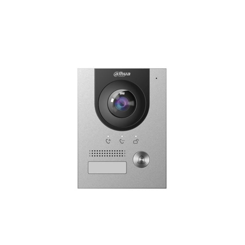 Dahua video doorbell with camera on a white background