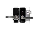 McGrath Albion Digital Lock, Satin Nickel Finish with 60mm Backset European Mortice Lock