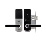 McGrath NX1 Digital Lock, Nickel Silver with Euro Style 60mm Backset Mortice Lock