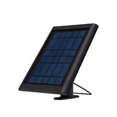 Solar panel with black frame on a white background