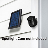 Ring Solar Panel In Black Suit Spotlight CAM Battery