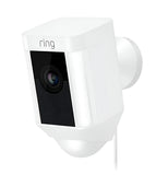 Ring security camera on a white background