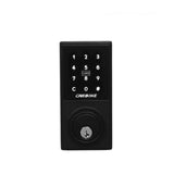 Black digital door lock with keypad on a white background, featuring the Prime Smart Digital logo.