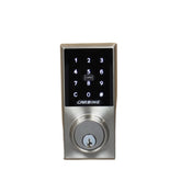 Digital door lock with keypad on a white background, featuring the Prime Smart Digital logo.