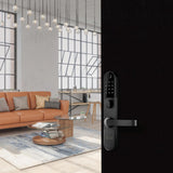 Schlage Omnia Fire Rated Smart Lock Matt Black SCEOM99XMB