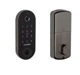 Zanda Stealth Smart Lock Deadbolt – Graphite Nickel, 60mm Backset