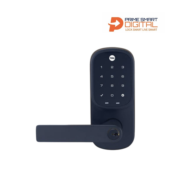 YALE ASSURE KEYED LEVER MATT BLACK WITH YALE HOME MODULE Matt Black