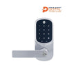 YALE ASSURE KEYED LEVER SATIN CHROME WITH YALE HOME MODULE Satin Chrome