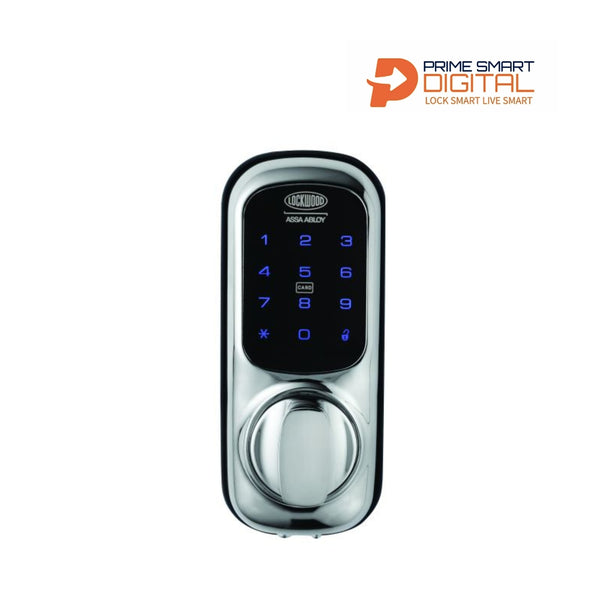 YALE 001TOUCH PLUS KEYPAD WITH 001 LATCH AND YALE NETWORK L-MODULE CHROME PLATE