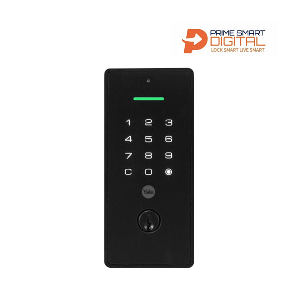 YALE LIBI DIGITAL DEADBOLT KEYED MATTE BLACK
