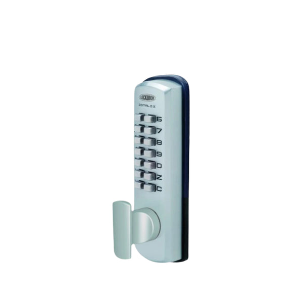Digital door lock on a white background