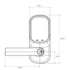 YALE ASSURE KEYED LEVER MATT BLACK WITH YALE HOME MODULE Matt Black