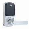 YALE ASSURE KEYED LEVER SATIN CHROME WITH YALE HOME MODULE Satin Chrome