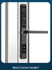 McGrath A231 Slimline Digital lock, Lever Handle, Black Euro Style 28mm Backset Mortice Lock