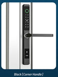McGrath A231 Slimline Digital lock, Lever Handle, Black Euro Style 28mm Backset Mortice Lock