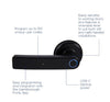 Gainsborough Mode Smart Lever Lock – RFID, Fingerprint, Keypad, Wi-Fi Compatible