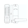 Carbine Nk2000 Mechanical Digital Door Lock Fire Rated Satin Chrome Nk2000sc