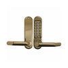 Borg Digital Door Lock Keyless Entry Fire Rated Polished Brass Bl5001pb