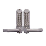 Borg 5051 Digital Door Lock Lever 60mm Backset Satin Chrome Bl5051sc