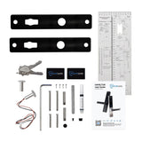 McGrath Hamilton Digital Lock With DDA Compliant Handles And 2 hour Fire Rating, Satin Nickel, Latch Not Included