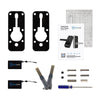 McGrath Windsor Digital Lock, 2 hour Fire Rating, Black Finish, Latch Not Included (Black)