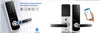 McGrath NX1 Digital Lock, Black Finish with 60/70mm Adjustable Backset Tubular Latch