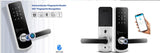 McGrath NX1 Digital Lock, Black Finish with 60/70mm Adjustable Backset Tubular Latch