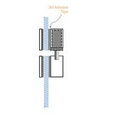 Lockwood Padde Es8000 V-lock Glass Door Housing 208000-000