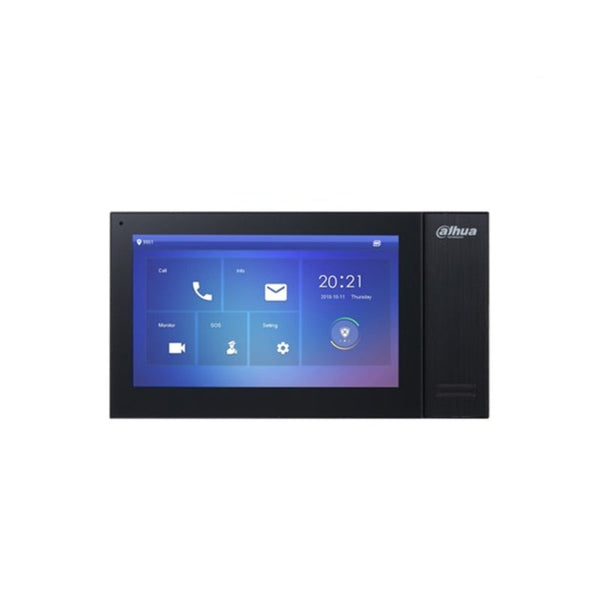 Dahua touchscreen monitor on a white background