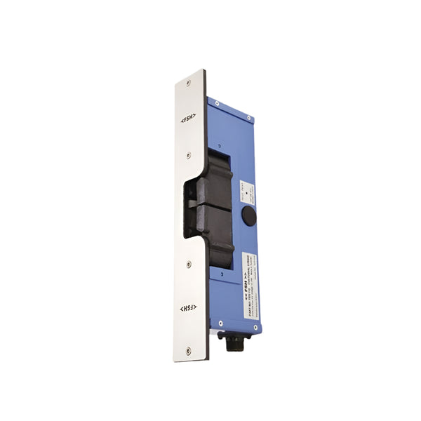 Electromechanical door lock on a white background