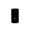 Black Dahua security camera on a white background