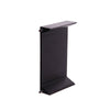 Black adjustable stand on a white background