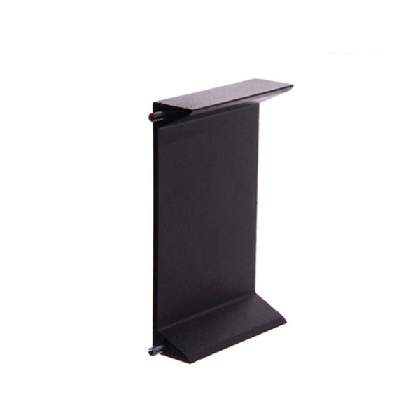 Black adjustable stand on a white background