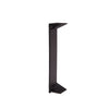 Black metal stand on a white background