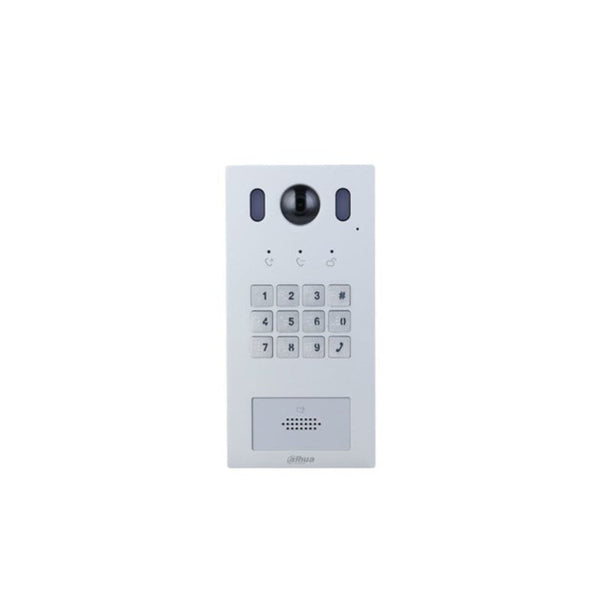Dahua 2-Wire or IP Silver Residential Intercom Door Station with 2MP Camera, IP65 and IK08 - DHI-VTO3222E-P