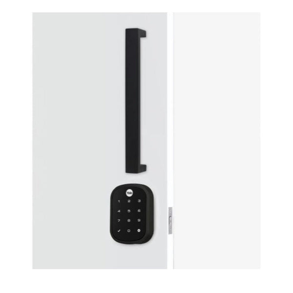 Yale Assure SL Entrance Set with 143x600 Pull Handle – Matt Black